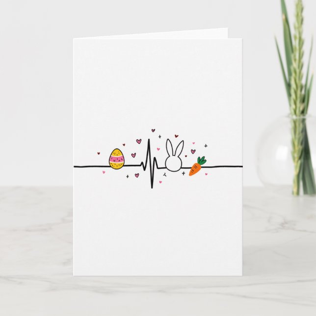 Heart Pattern Celebration Card Karte (Vorderseite)