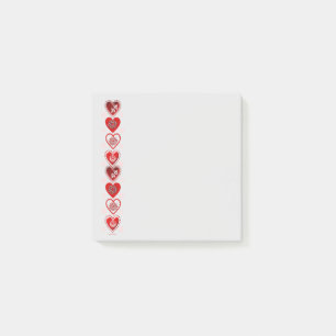 Heart Post-it-Notizen Post-it Klebezettel