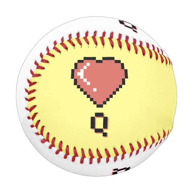 Heart Queen Black Kontur Baseball (Vorderseite Links)