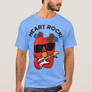 Heart Rock Funny Music Anatomie Pun 1 T-Shirt