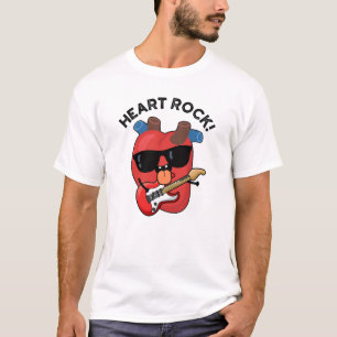 Heart Rock Funny Music Pub T-Shirt