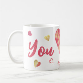 Heart Rose Gold "You are the ONE" Kaffeetasse