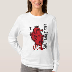 Heart Salt Lake City Utah dames sweat - shirt à ca