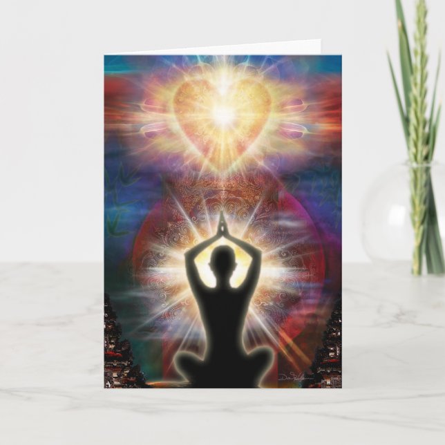 Heart Salutation 1 Karte (Vorderseite)