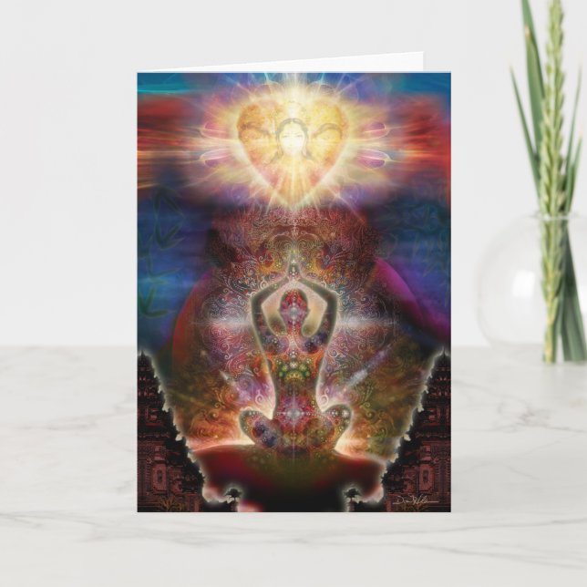 Heart Salutation 2 Karte (Vorderseite)