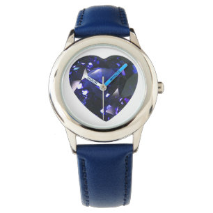 Heart Sapphire Blue Armbanduhr