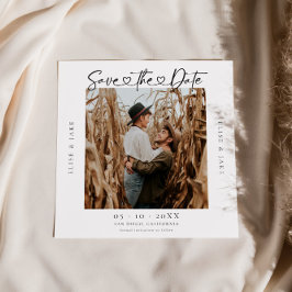 Heart Schriftart Wedding Foto Save The Date