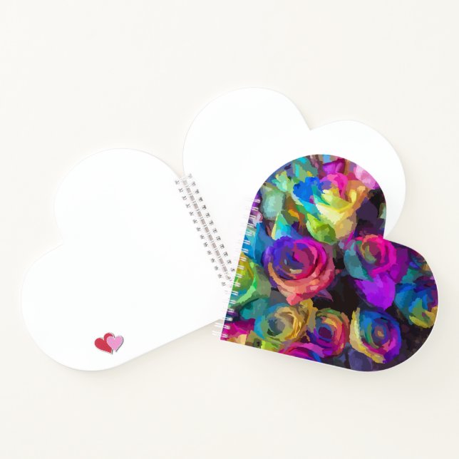 Heart shaped journal notizbuch (Innenseite)