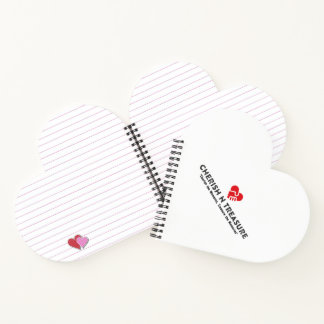Heart Shaped Notebook Notizbuch