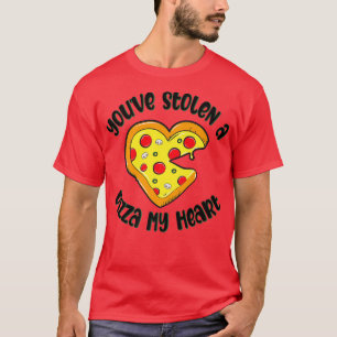 Heart Shaped Pizza Funny Feinschmecker T-Shirt für