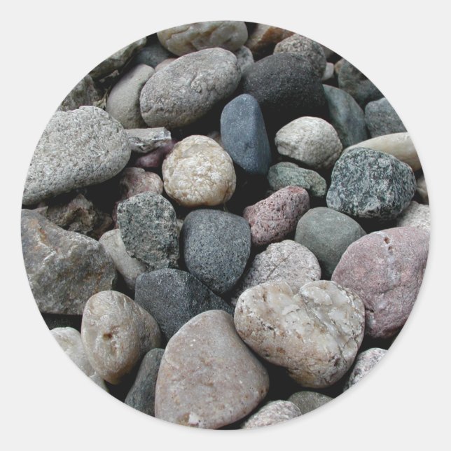 Heart Shaped Rock Sticker (Vorderseite)