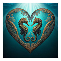 Heart Shaped Sheahorses