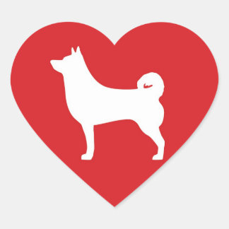 Heart Shiba Inu - Sticker Heart