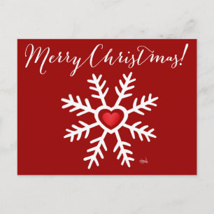 Heart Snowflake Weihnachten   Beere