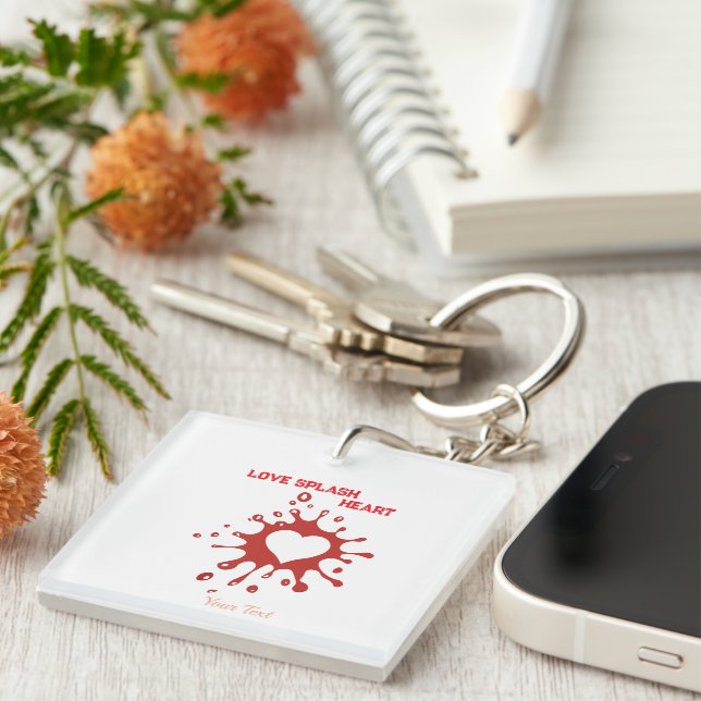 Heart Splash Art – Creative Love Expression Design (Devant Droit)