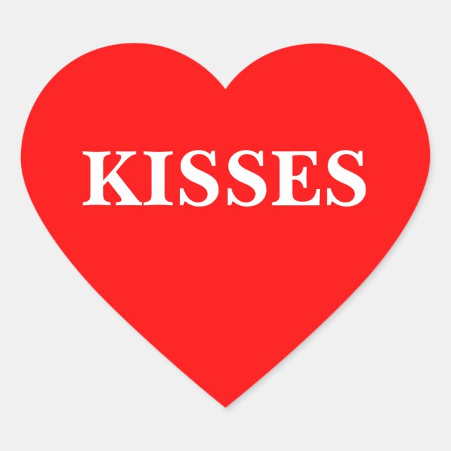 Heart Sticker (Kisses) (Vorderseite)