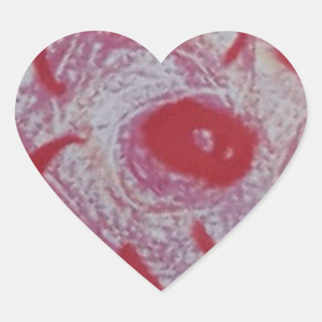Heart Stickers Rosa (Vorderseite)