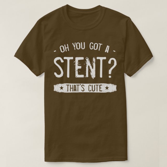 Heart Surgery Stent Transplant Survivor Orthotopic T-Shirt (Design vorne)