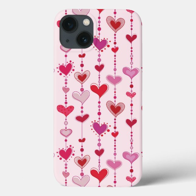 Heart Tiles Case-Mate iPhone Hülle (Rückseite)