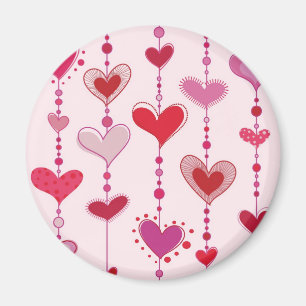 Heart Tiles Magnet