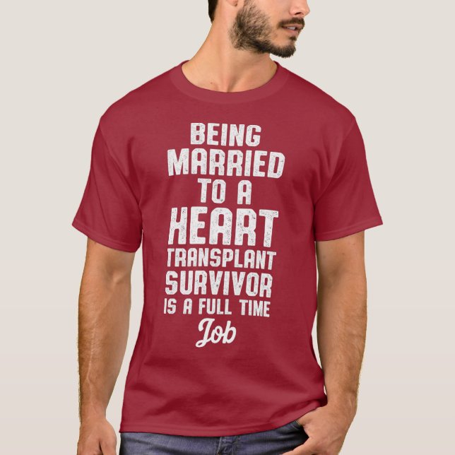 Heart Transplant Recipient Running Surgery T-Shirt (Vorderseite)
