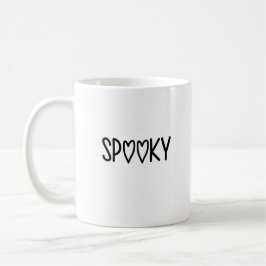 Heart Typography spooky Kaffeetasse