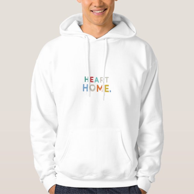 Heart Zuhause Hoodie (Vorderseite)