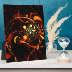 Heartbeat Abstract Art Plaque Fotoplatte