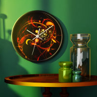 Heartbeat Abstract Art Round