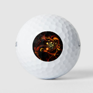 Heartbeat Abstracte Kunst Golfball