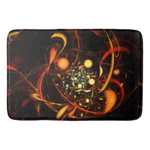 Heartbeat Abstrakt Art Badematte