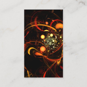 Heartbeat Abstrakt Art Business Card Visitenkarte