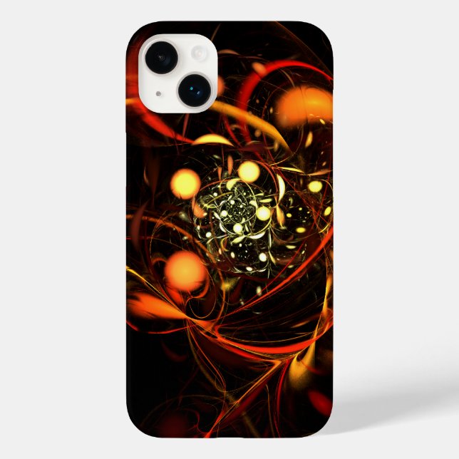 Heartbeat Abstrakt Art Case-Mate iPhone 14 Plus Hülle (Rückseite)