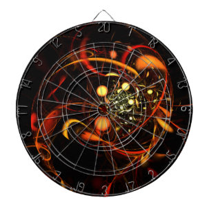 Heartbeat Abstrakt Art Dartscheibe