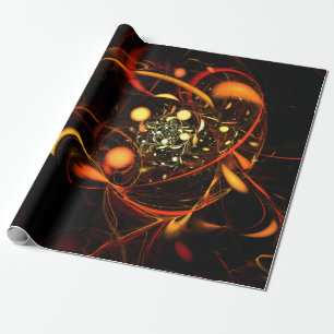 Heartbeat Abstrakt Art Geschenkpapier