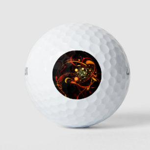 Heartbeat Abstrakt Art Golfball