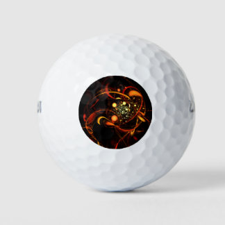 Heartbeat Abstrakt Art Golfball