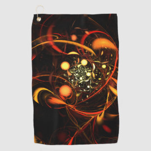 Heartbeat Abstrakt Art Golfhandtuch