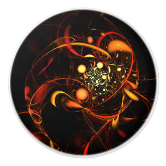 Heartbeat Abstrakt Art Keramikknauf