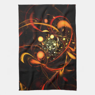 Heartbeat Abstrakt Art Kitchtuch Handtuch