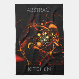 Heartbeat Abstrakt Art Kitchtuch Küchentuch