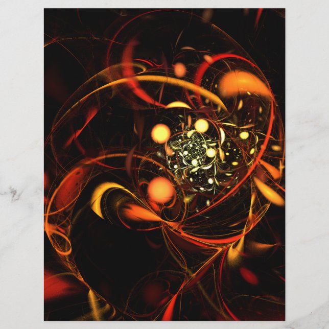 Heartbeat Abstrakt Art Letterhead (Vorderseite)