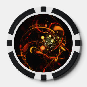 Heartbeat Abstrakt Art Pokerchips