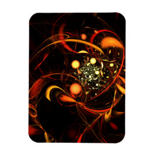 Heartbeat Abstrakt Art Premium Magnet