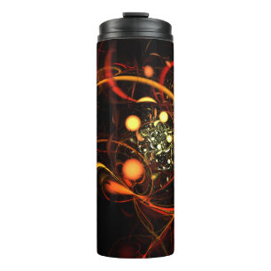 Heartbeat Abstrakt Art Thermosbecher