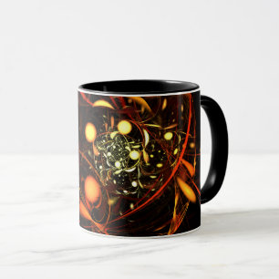 Heartbeat Abstrakt Coffee Tasse