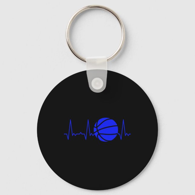 Heartbeat Basketball 3 Schlüsselanhänger (Vorderseite)