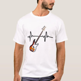 Heartbeat Bass Guitar T-Shirt