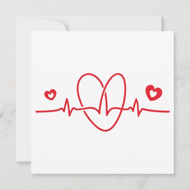 Heartbeat Einladung (Vorderseite)