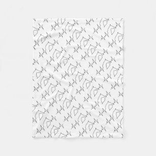 Heartbeat Fleecedecke